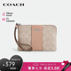 蔻馳（COACH）【品牌直供】女士小號手拿包手腕包PVC配皮革CW854SVPWH七夕禮物