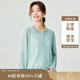 茵曼甜美溫柔風(fēng)針織遮陽(yáng)衫女2025春季薄款空調衫外搭開(kāi)衫 淺豆綠 M