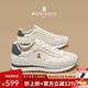 夢特嬌（MONTAGUT）阿甘鞋男鞋2025夏季新款時尚透氣休閑運動鞋男舒適軟底旅游鞋子男 白色(皮鞋碼） 41