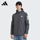 阿迪達斯 （adidas）男子 跑步系列 OTR B JKT 運動(dòng)連帽夾克外套 IN1483 A/L