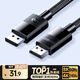 綠聯(lián)DP線(xiàn)1.4版8K高清4K/2K240HzDisplayPort適用電腦顯卡接顯示器電競視頻連接線(xiàn)1.5米兼容DP1.2 25954