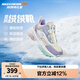 Skechers斯凱奇兒童絨絨靴（躍界系列）男童冬短靴旋鈕女童加絨鞋302528L 女童/自然色/多彩色/NTMT 37