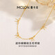 曼卡龍黃金項鏈女計價(jià) 迷你蝴蝶結五花項鏈足金自營(yíng) 禮物 送女友