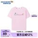 Skechers斯凱奇哆啦A夢(mèng)聯(lián)名款 男女童夏季純棉透氣限定短袖L325K070