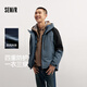 森馬（Semir）地理羽絨服冬90絨子防風(fēng)三防兩件套三合一101724113203