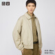 優(yōu)衣庫合作款男裝女裝PUFFTECH空氣棉服休閑短茄克外套夾克479411 31 米色 L /175/100A