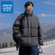 真維斯（Jeanswest）棉衣男冬季2025新款外套男加厚潮流保暖棉服 黑色MYM24-99999 L （建議125-140斤）