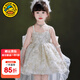 G.DUCKKIDS小黃鴨女童禮服兒童高端白色八音盒洛麗塔公主裙生日花童連衣裙 裙子 120 尺碼5~6歲【110-120cm】
