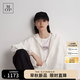Marc O'Polo/MOP  【明星同款】25秋季新款時尚設(shè)計感白色寬松連帽夾克外套女 白色100 XS