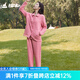 銅牛原液千鳥(niǎo)格暖棉翻領(lǐng)家居女套 秋冬新款長(cháng)袖保暖休閑VJ127 藤蘿紅 XL (175/100)