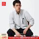 優(yōu)衣庫男裝/男女同款牛津紡條紋襯衫長(cháng)袖襯衣休閑通勤純棉478087 478087/58深綠色 M /170/92A