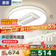 惠普普瑞護(hù)眼led智能無葉風(fēng)扇燈遙控中山燈具書房臥室吸頂燈包安裝