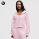 lululemon丨Scuba 女士超寬松款拉鏈連帽衫 LW3HTLS 喜悅粉 XS /S