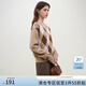 范思藍(lán)恩23FS14584復(fù)古美式學(xué)院風(fēng)菱形格V領(lǐng)套頭毛衣冬新款 卡其色 M