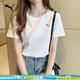 彪馬（PUMA）t恤女 夏季新款運動服健身訓(xùn)練短袖跑步休閑舒適透氣時尚半袖 02/白色-dry cell 面料 L 165/88A