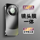 及派榮耀x70手機殼新款電鍍磨砂保護套x70防摔全包自帶鏡頭膜男女外殼高級感金屬鏡頭圈 【雅川黑】雙色AG菱盾全包鏡頭 榮耀x70