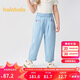 巴拉巴拉童裝兒童長(zhǎng)褲涼感牛仔褲女童2025夏季褲子松緊腰208225108008