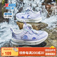 特步（XTEP）兒童童鞋女童小童速干輕便束尾扣沙灘鞋 雪青紫/云峰藍 32