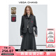 VEGA CHANG【50%綿羊毛】時(shí)尚套裝女2025秋冬復(fù)古減齡毛呢兩件套 星河灰(上衣) L