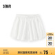 森馬（Semir）休閑褲女純色松緊腰短褲2025夏溫柔寬松花苞褲少女感109325125004