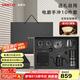 SIMELO德國施美樂手沖咖啡壺套裝禮盒電動磨豆機(jī)七夕情人節(jié)生日禮物畢業(yè) 黑 10件套禮盒+手提袋(帶電子秤)