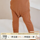 OAK FAMILY秋季兒童高腰護(hù)肚褲莫代爾棉女寶寶打底褲長褲 咖色 90 cm