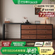法莎蒂中古風(fēng)梳妝臺斗柜一體臥室復(fù)古化妝桌小戶型收納柜化妝臺 1.2m梳妝臺+1.4m六斗柜