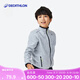 迪卡儂（DECATHLON）兒童男女加絨搖粒絨外套滑雪內(nèi)膽抓絨衣沖鋒衣內(nèi)膽 經(jīng)典灰-男童 165