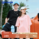 FILA FUSION斐樂潮牌多彩休閑短袖T恤夏季寬松純棉防曬涼感情侶上衣 深黑-BK（25年升級(jí)版） 2XL /185/104A
