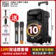 TEMEISHENG特美聲SL12-31戶(hù)外k歌音響大功率便攜式拉桿廣場(chǎng)舞音箱無(wú)線(xiàn)藍牙專(zhuān)業(yè)舞臺演出唱歌跳舞帶無(wú)線(xiàn)麥克風(fēng) SL10-31(10吋低音)雙美聲話(huà)筒送U盤(pán)大禮包