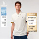 哈吉斯（HAZZYS）男裝25夏PHIZ涼感短袖POLO衫ASTZE0CBI23 米黃色OW L（175/96A48
