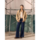 Levi's李維斯25年秋冬新款女士美式休閑318寬松塑形闊腿牛仔褲 中藍(lán)色 27 (30)