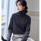 奢汐（Srcr）無(wú)縫高領(lǐng)100%羊毛衫女內搭打底春秋簡(jiǎn)約通勤寬松軟糯針織毛衣