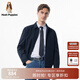 Hush Puppies暇步士男裝春季速干四面彈時(shí)尚短款翻領(lǐng)夾克外套 075深藍1 S