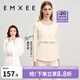 嫚熙（EMXEE）超皮孕婦秋衣秋褲套裝秋冬哺乳月子服保暖內(nèi)衣 淺膚【輕暖-supima進(jìn)口棉】 M