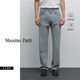 Massimo Dutti秋季新品2025男裝 復古休閑版純棉舒適牛仔褲長(cháng)褲 00062064 淺灰色 32 (180/86A)
