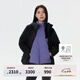 KOLON SPORT/可隆三合一沖鋒衣 女子戶(hù)外運動(dòng)防水防風(fēng)夾克外套 LKJK4WTT94-BK 黑色【羽絨內膽】 S 160/84A