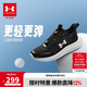 安德瑪（Under Armour）春季兒童防滑跑步鞋男女大童舒適耐磨運(yùn)動鞋2511106 黑色 36