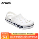 CROCS卡駱馳貝雅卡駱班洞洞鞋女鞋夏季新款沙灘鞋涼鞋女拖鞋包頭鞋女鞋 205089-126 43 -44(280mm)