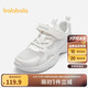 巴拉巴拉兒童運(yùn)動鞋透氣男童女童鞋子2025夏老爹鞋網(wǎng)布小白鞋209225140209