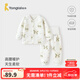 童泰（TONGTAI）嬰兒套裝秋冬季保暖寶寶純棉衣服男童女童夾棉上衣高腰褲子 綠色 90 cm