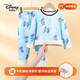 迪士尼寶寶（Disney Baby）童裝兒童保暖內衣男女童加絨套裝中小童冬季加厚睡衣 藍色 140