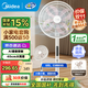 美的（Midea）【國(guó)家補(bǔ)貼】落地扇輕音幸運(yùn)草安睡電風(fēng)扇家用智能變頻一級(jí)能效風(fēng)扇臥室輕音桌面立式兩用電扇家用 【國(guó)家補(bǔ)貼】幸運(yùn)草安睡MAX丨升級(jí)加高聲控大網(wǎng)罩