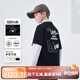 Lee童裝印花高棉柔軟假兩件時(shí)尚復古長(cháng)袖T恤 烏黑色 165 