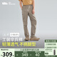 蕉下（beneunder）休閑褲子男高彈戶(hù)外工裝長(cháng)褲速干透氣降落傘褲DR23624沙林棕L
