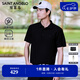 報喜鳥短袖POLO衫男裝【涼感抗菌科技】2025夏季新款男士時尚短袖POLO衫 曜石黑 L -48(175/96)