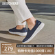 斯凱奇（Skechers）男鞋夏季2025年新款一腳蹬健步鞋透氣休閑運(yùn)動(dòng)鞋216700