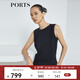 PORTS寶姿新品女裝優(yōu)雅束腰連體褲LL8P085NWB011 黑色 S 4