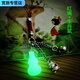 FANCYCHIC十二生肖手機鏈夜光石葫蘆發(fā)光吊墜12屬相掛件U盤(pán)通用情侶禮物女 紅繩夜光葫蘆+生肖鼠