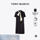 Tory Burch 湯麗柏琦 【線(xiàn)上專(zhuān)享】經(jīng)典款女裝 襯衫連衣裙 63205 中調海軍藍/象牙白 480 M 推薦115-125斤